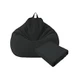 Funda de cadira plegable negra